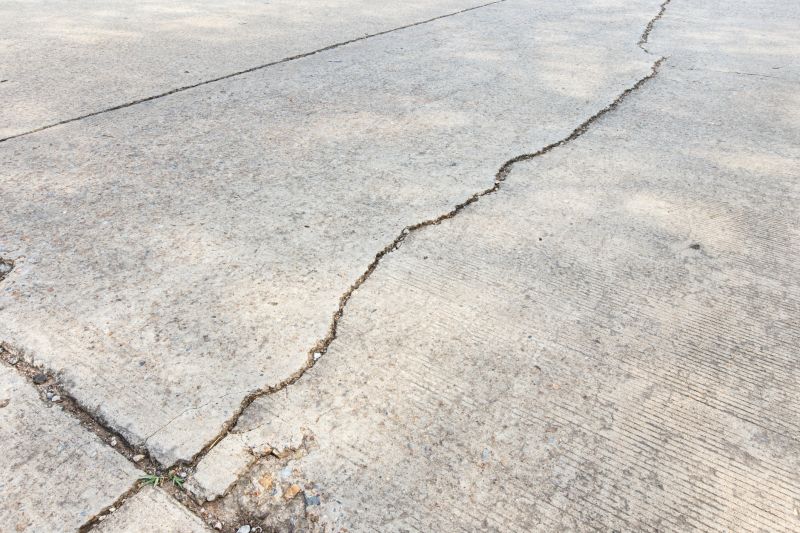 Cracked concrete repair